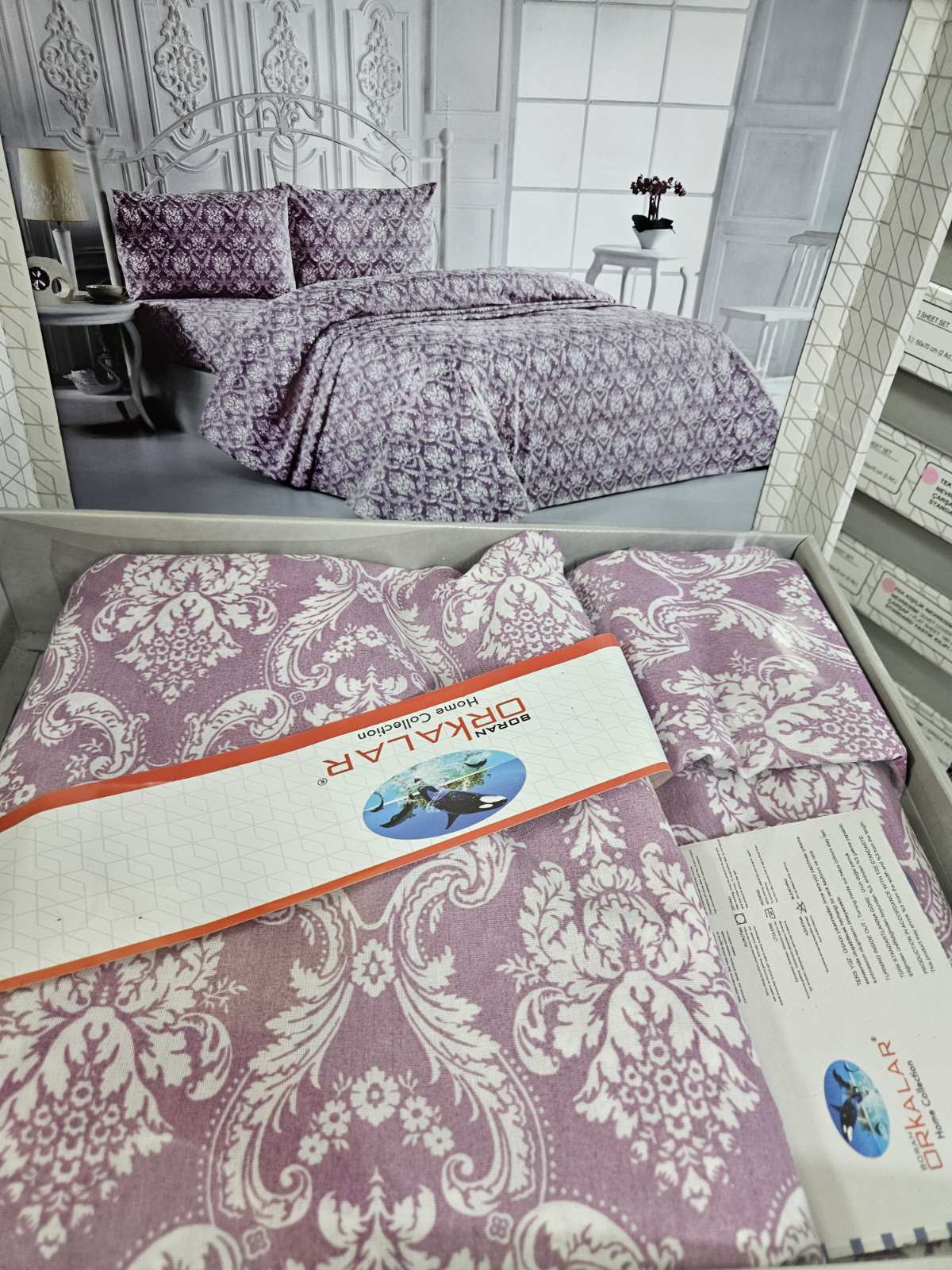 Pamučna posteljina za bračni krevet - RENFORCE PAMUK