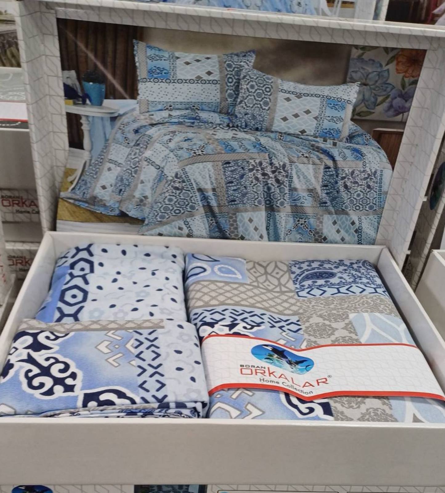 Pamučna posteljina za bračni krevet - RENFORCE PAMUK