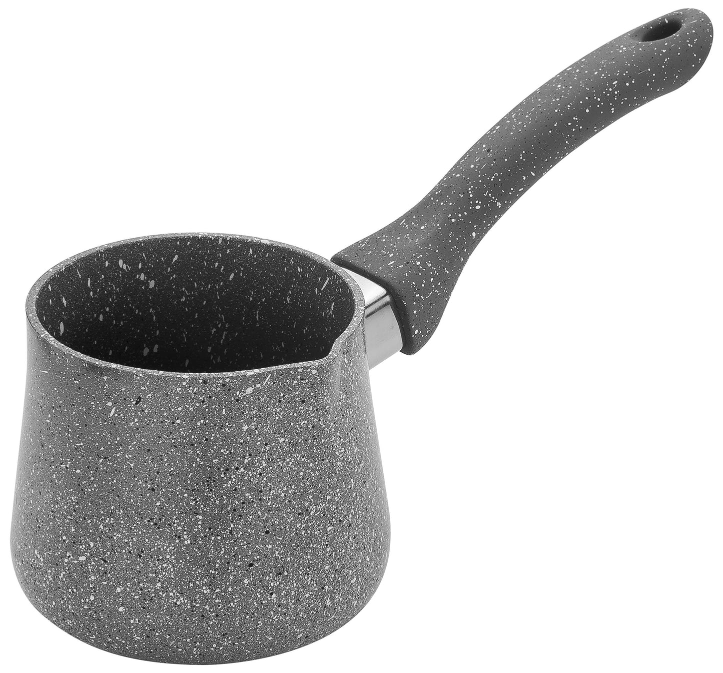 Granitni set džezvi – 4 dela (Siva boja)