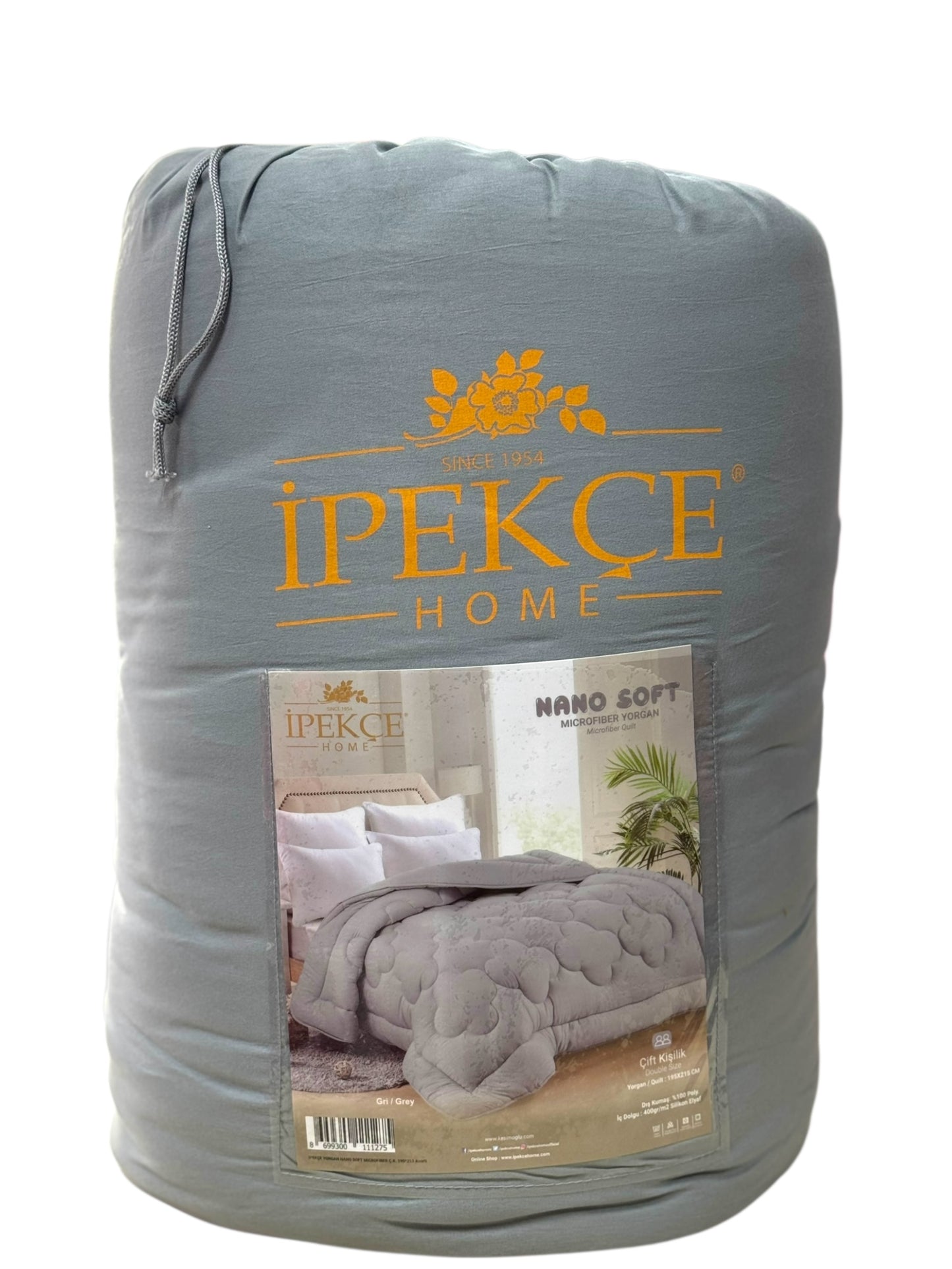 Mikrofiber Jorgan Nano Soft Siva – 195×215