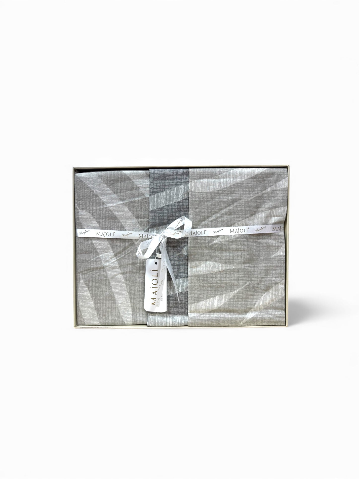 Posteljina za bračni ležaj – Siva Abstrakcija (100% pamuk)