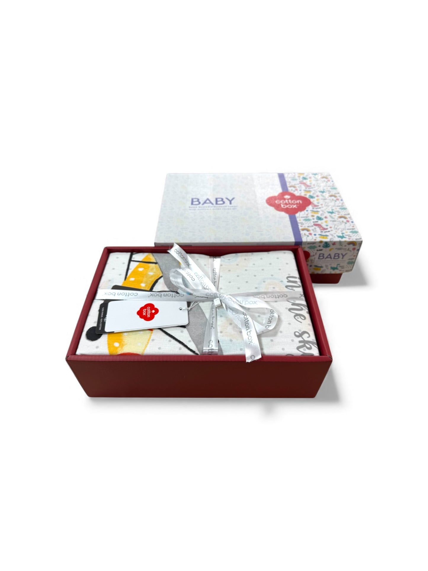 Bebi Posteljina 100% Pamuk – Fly Baby ✈️ (4-delnI Set)