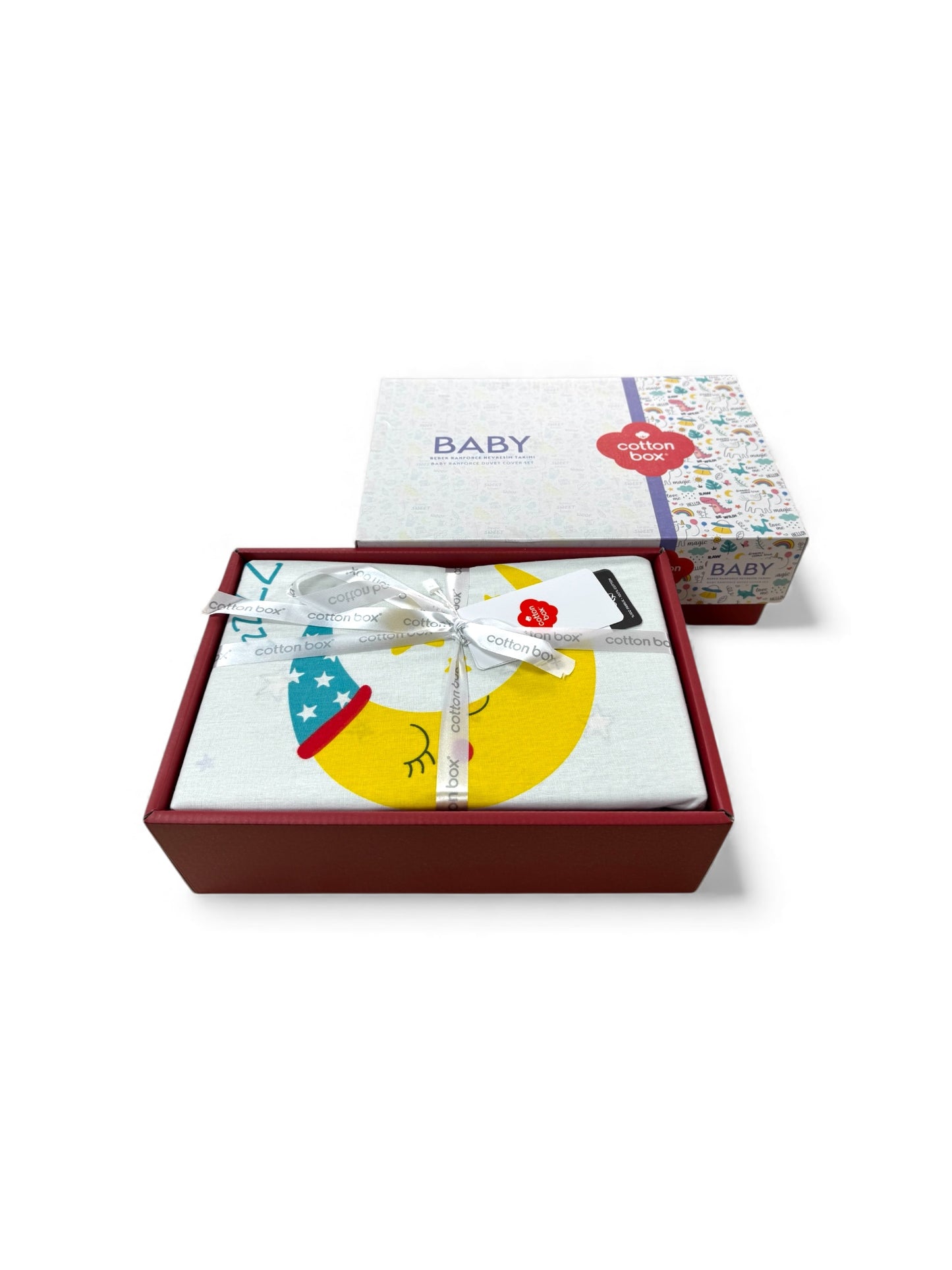 Bebi Posteljina 100% Pamuk – Sweet Dreams Sky 🌙🌈 (4-delnI Set)