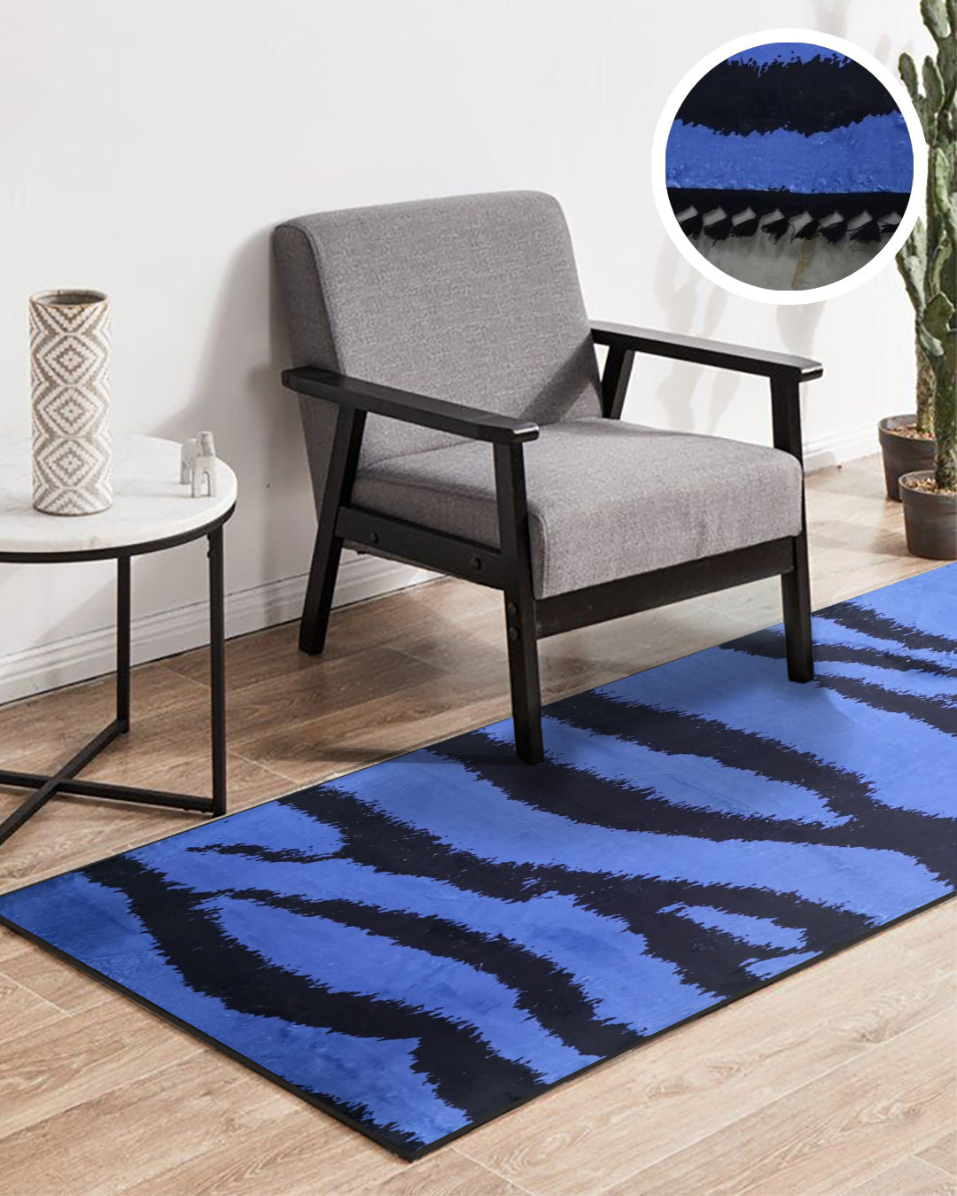 Staza 80x200cm sa resama – Tigar plava