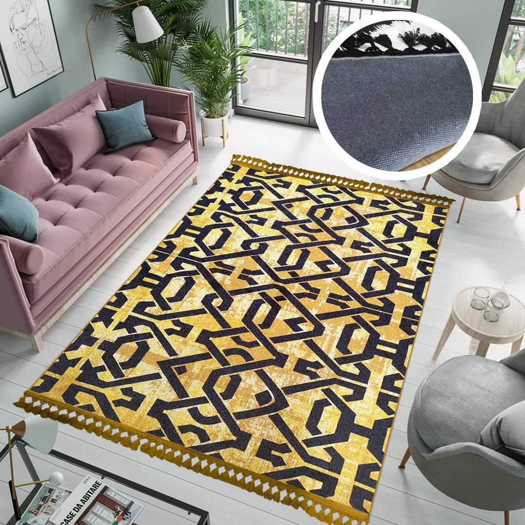 Tepih 160x230cm sa resama – Ornament žuta