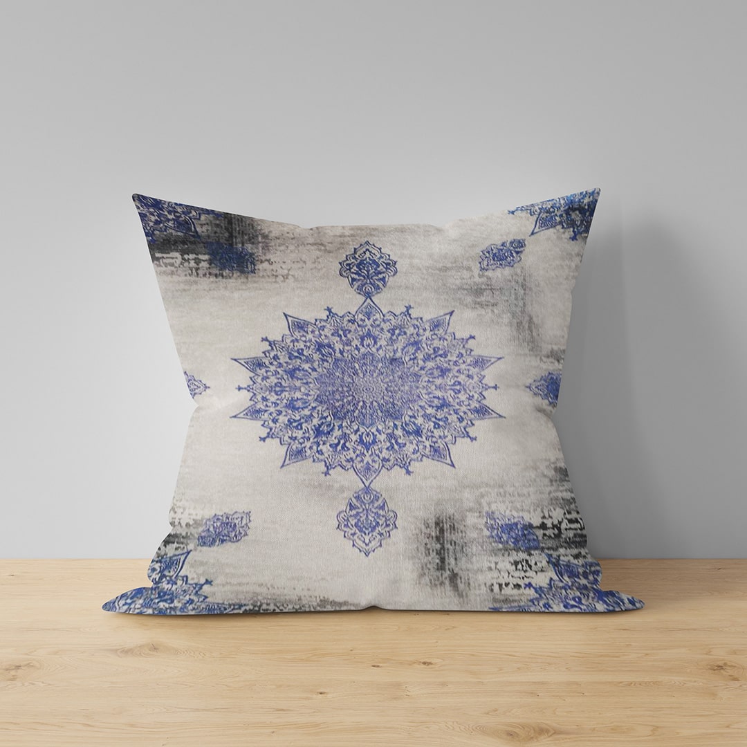 Dekorativni jastučić 40x40cm – Ornament plava