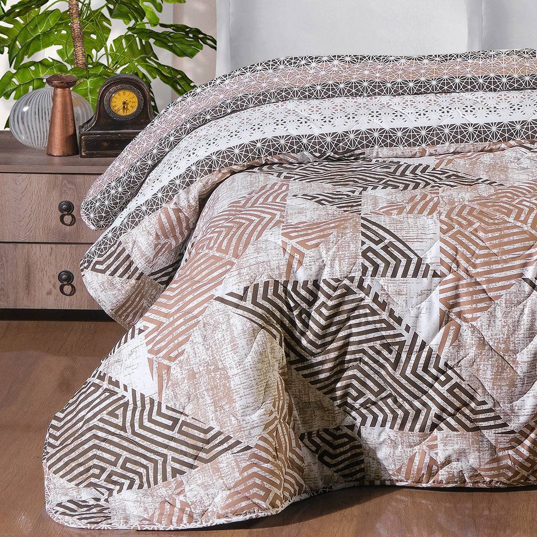 100% Pamuk štep deka SINGL – “Braon”