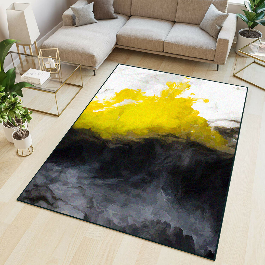 Tepih 130x190cm – Dim žuta