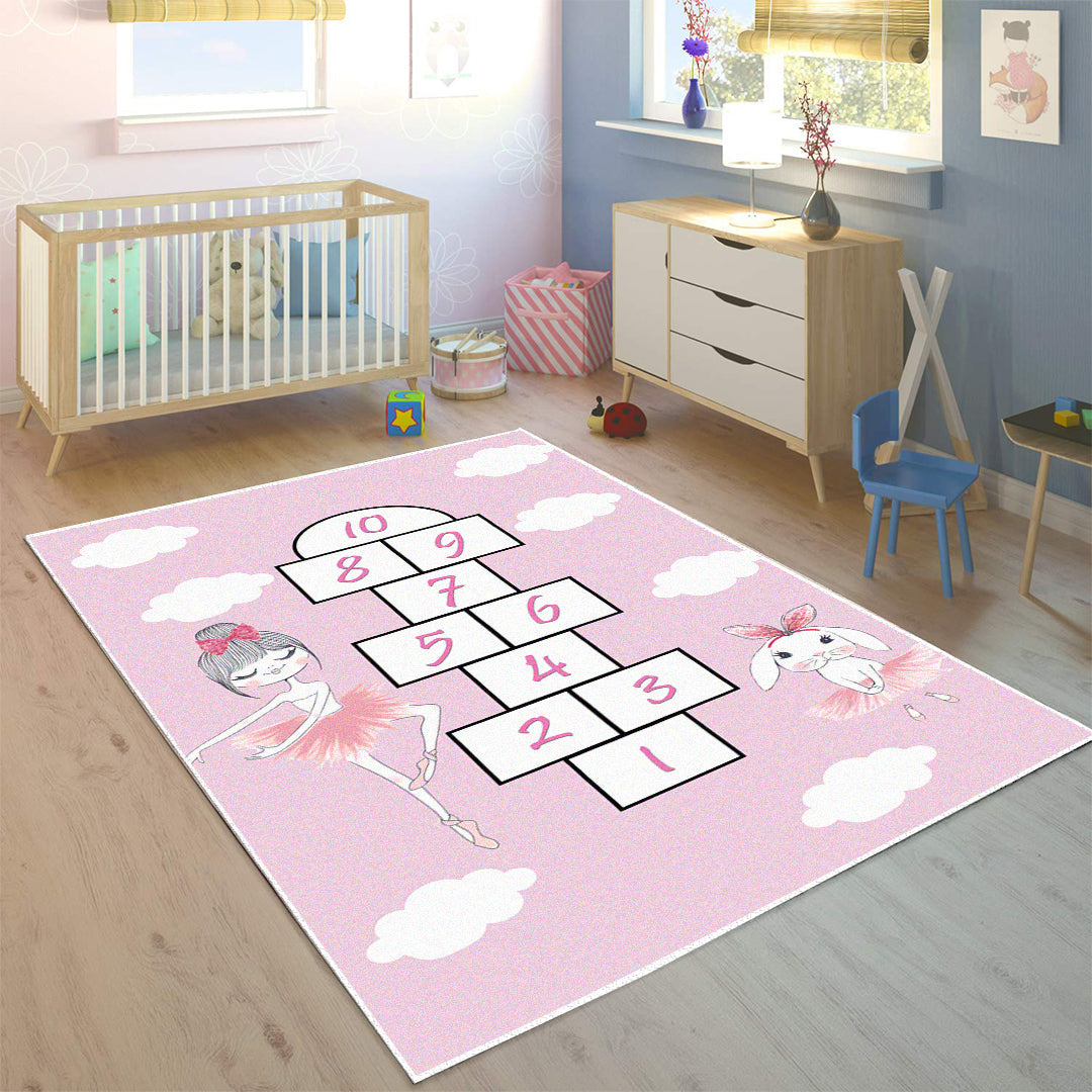 Tepih za decu 180x280cm – Roze školica