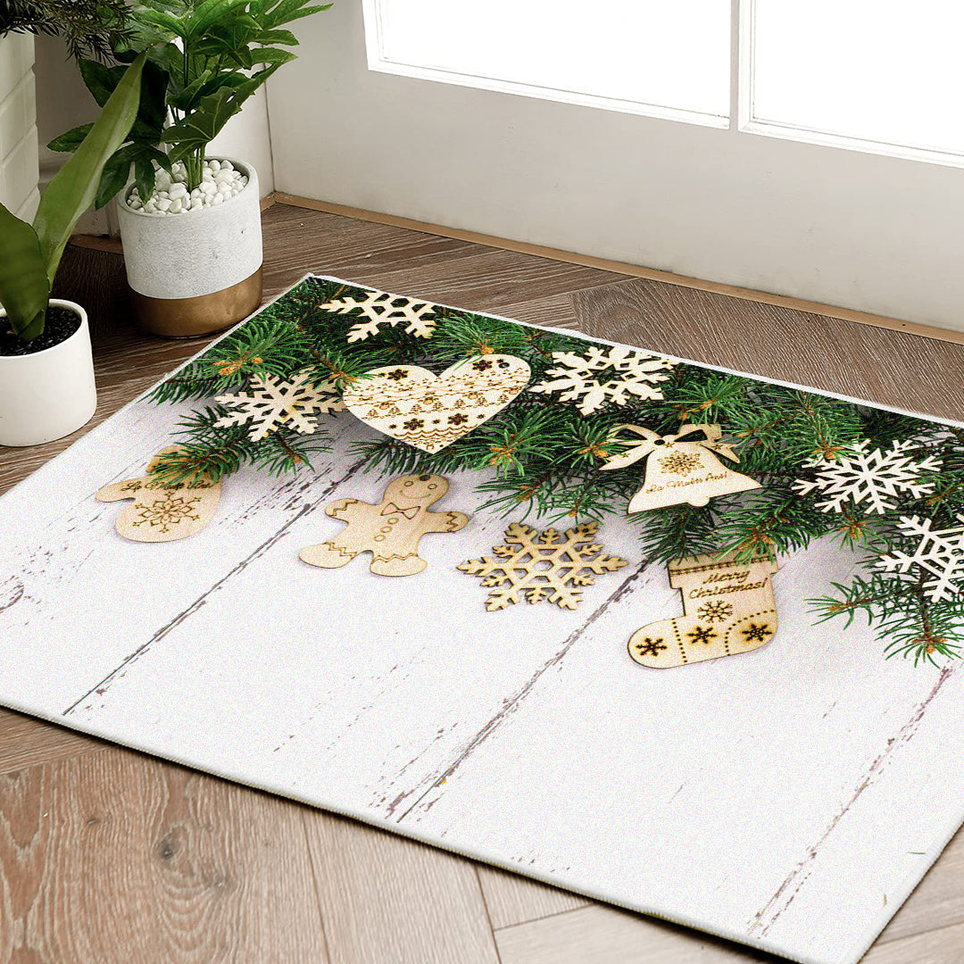 Novogodišnja staza 60x100cm – Beli ukrasi