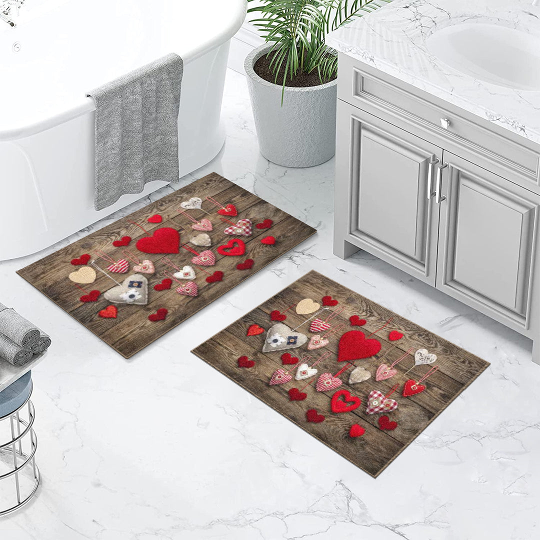 Set prostirka za kupatilo – Srce