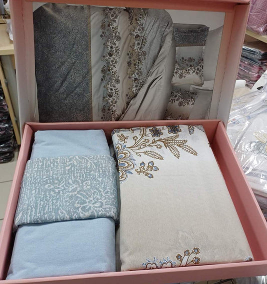 Pamučna posteljina za bračni krevet - 100% PAMUK