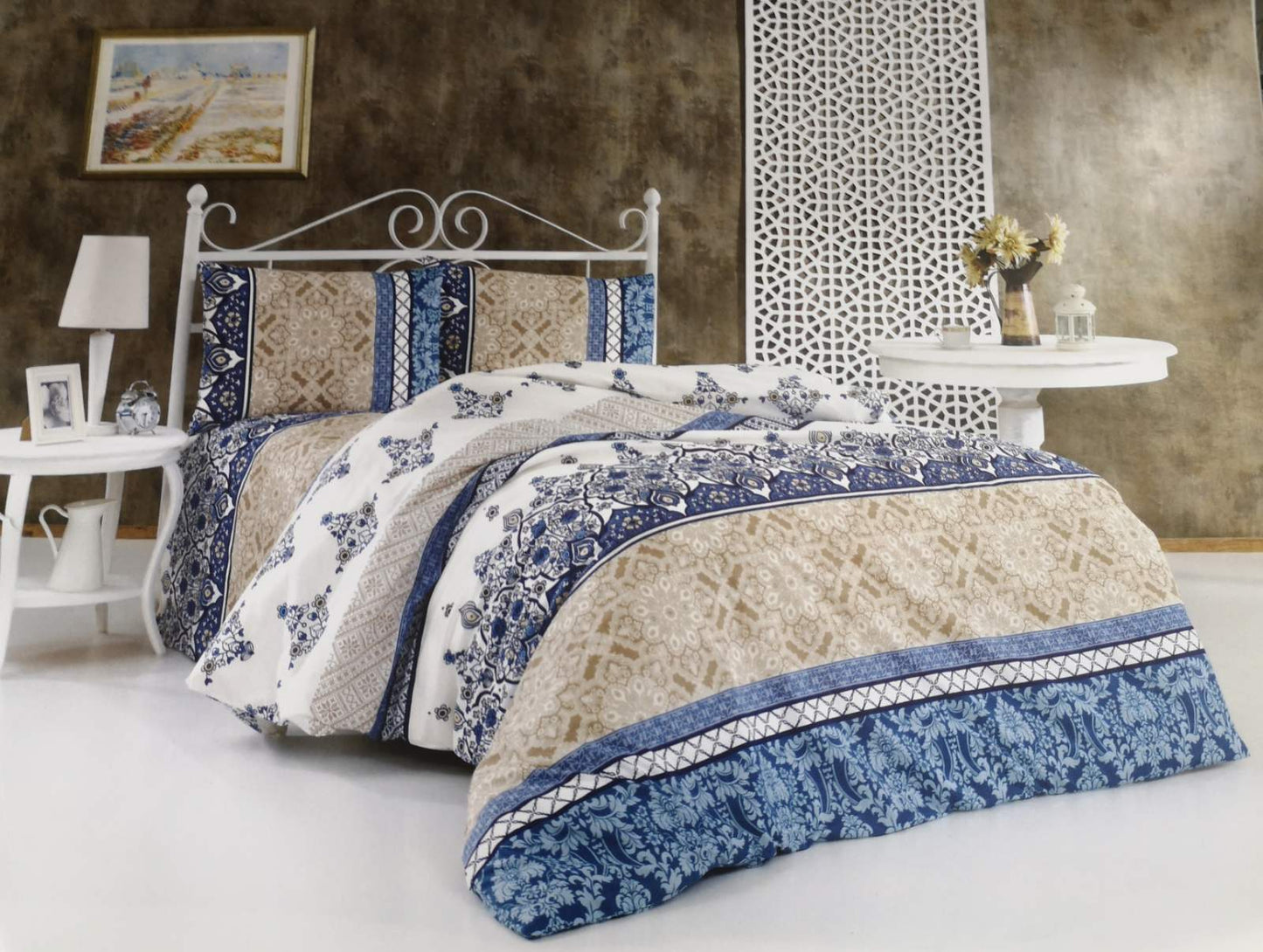 Pamučna posteljina za bračni ležaj - RENFORCE PAMUK