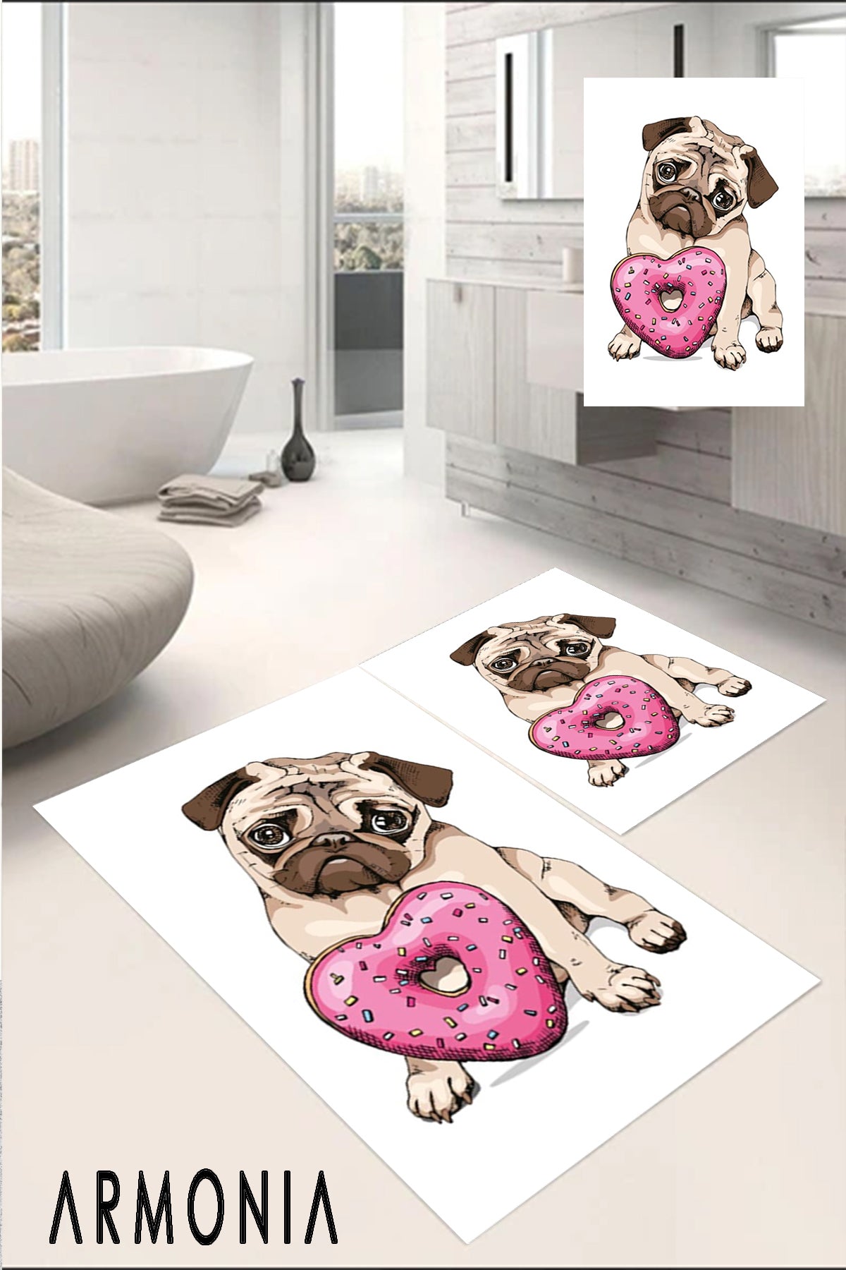 Set Prostirka za kupatilo – Puffy