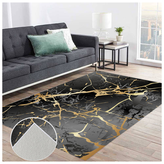Tepih 180×280 – Mermer Aurelia Crni
