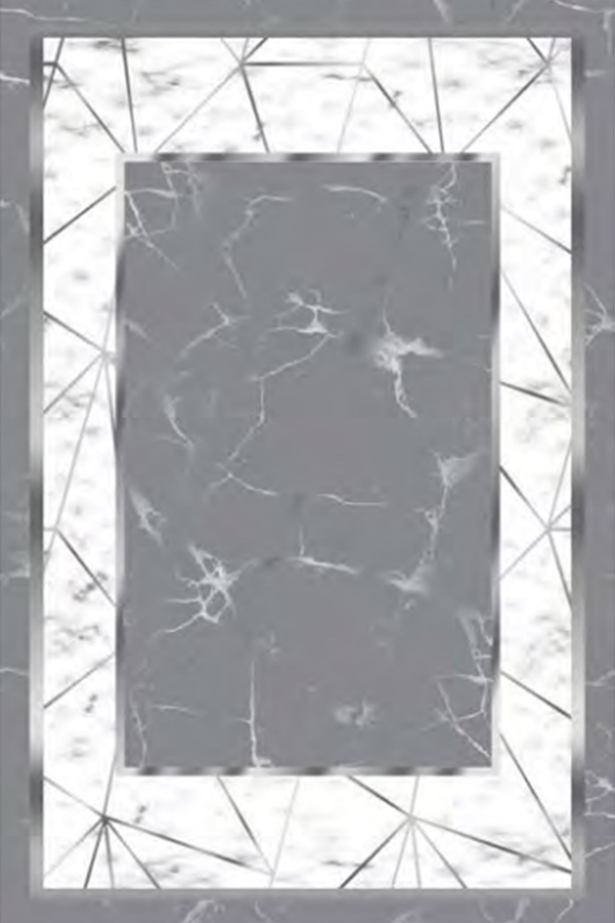 Tepih 130×190 — Mermer Siva