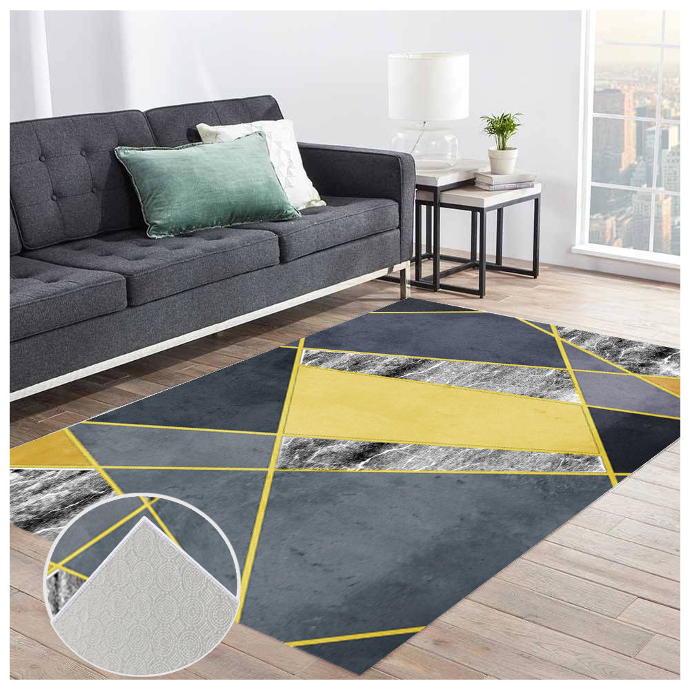 Tepih 180×280 — GeoLine Siva