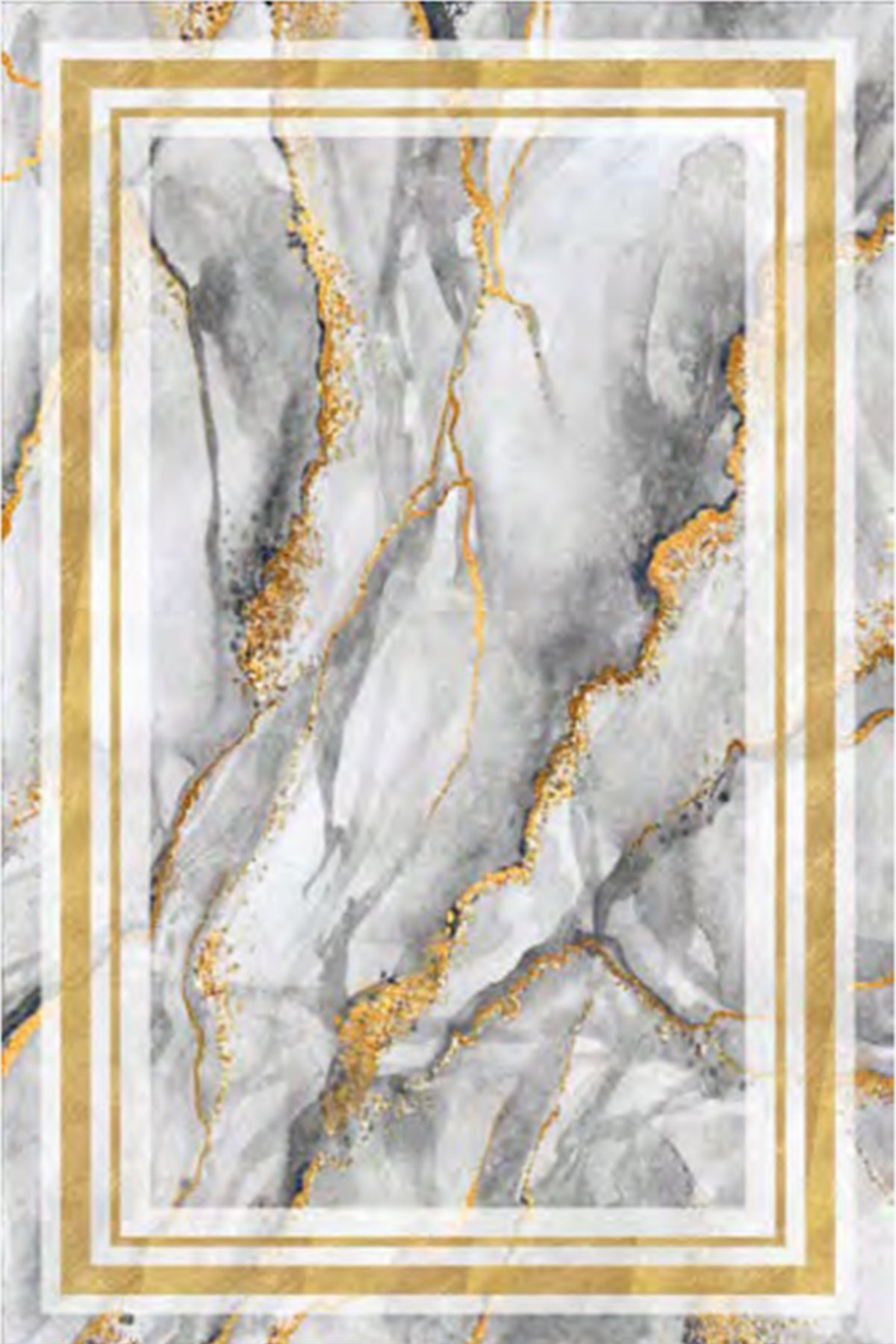 Tepih 180×280 – Mermer Lux Siva