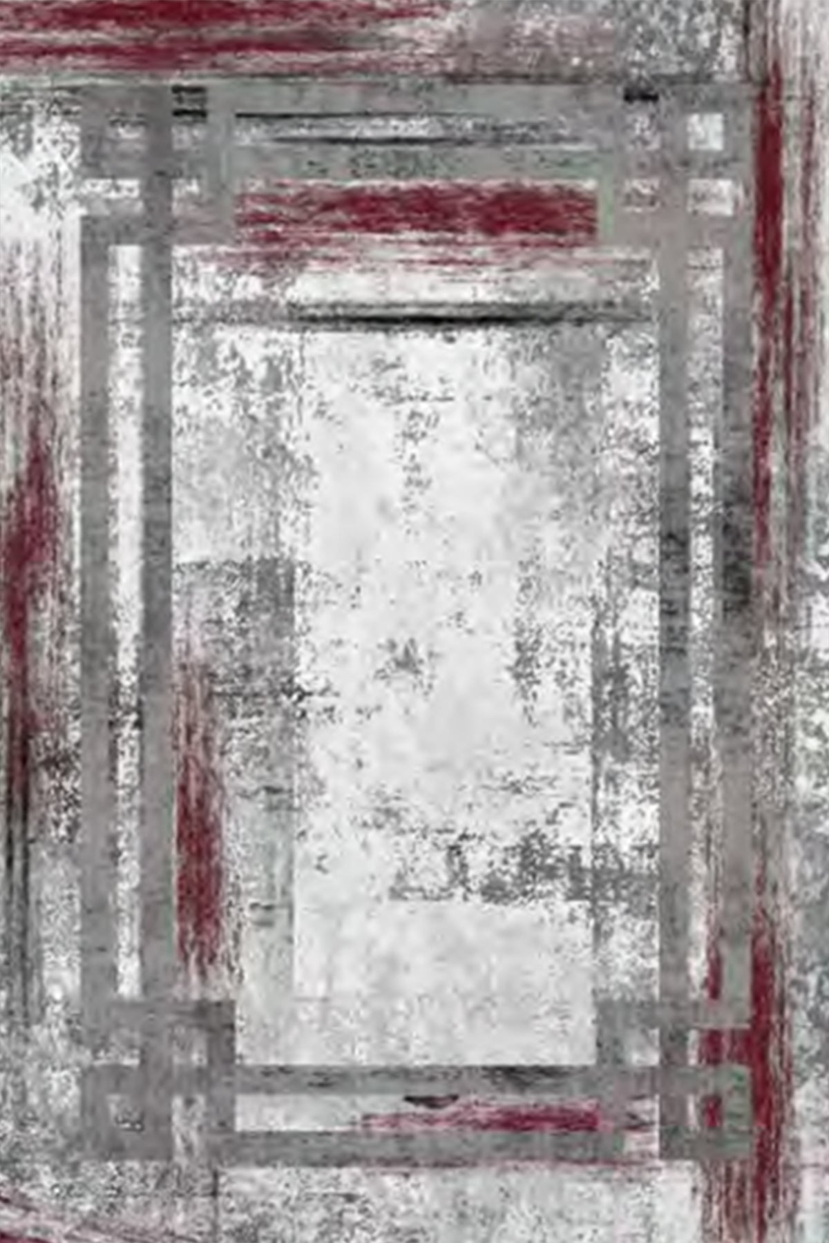 Tepih 180×280 – Preplet Siva Crvena