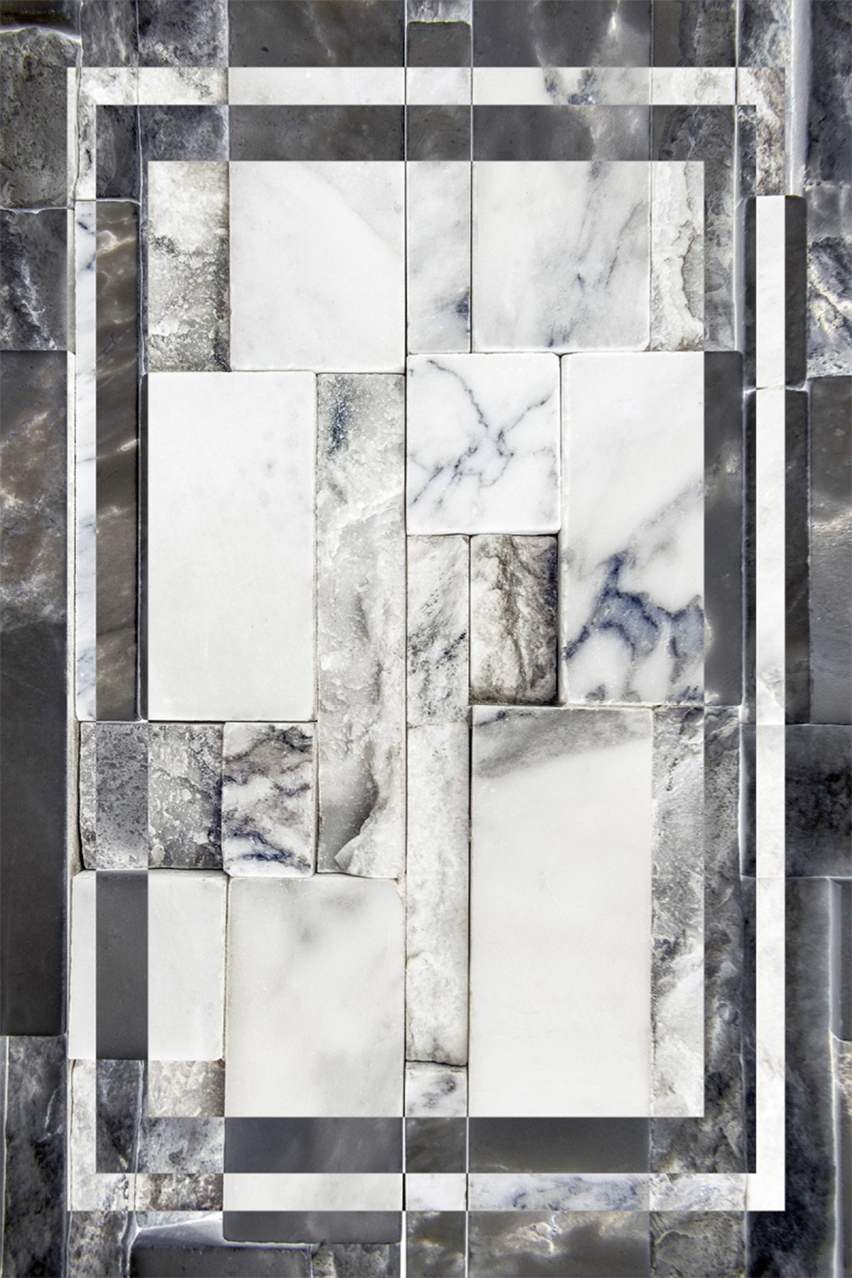 Staze za kuhinju – Mermer Blok Siva