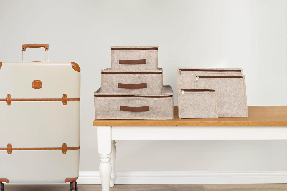 Bež Organizator za Kofer – Set 6 Komada