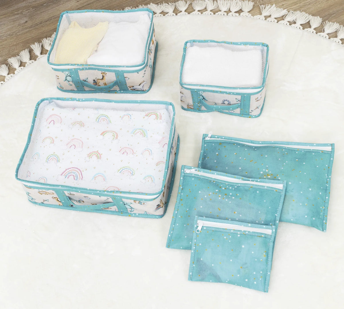 Organizator za Bebe – Set za Putovanje 6 komada | Plavi