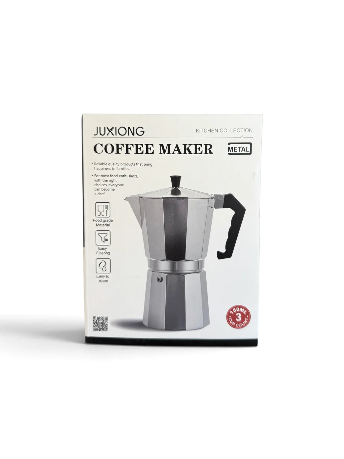 JUXIONG moka pot 150 ml za 3 male šoljice u originalnoj kutiji