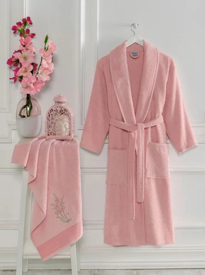 Poklon lux set – bademantil + peškir - SOFT