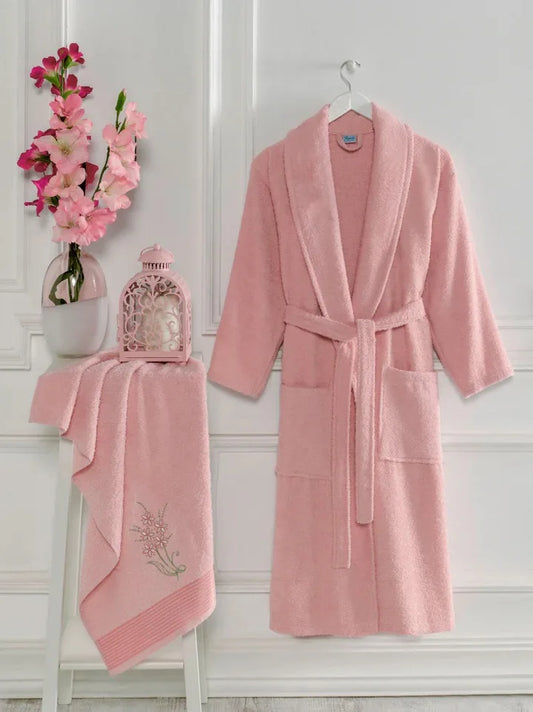 Poklon lux set – bademantil + peškir - SOFT