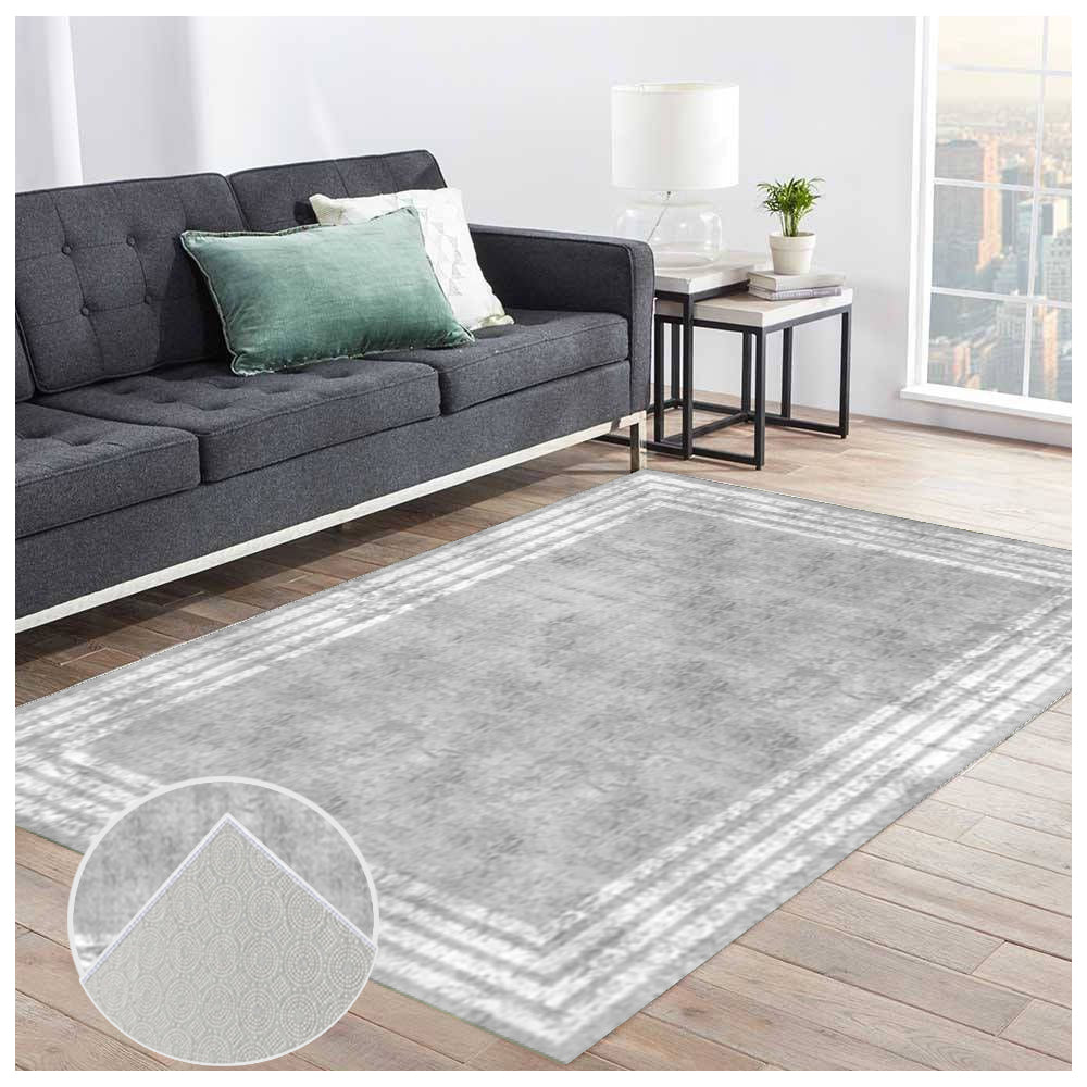 Tepih 130×190 – Siva Minimal Ram