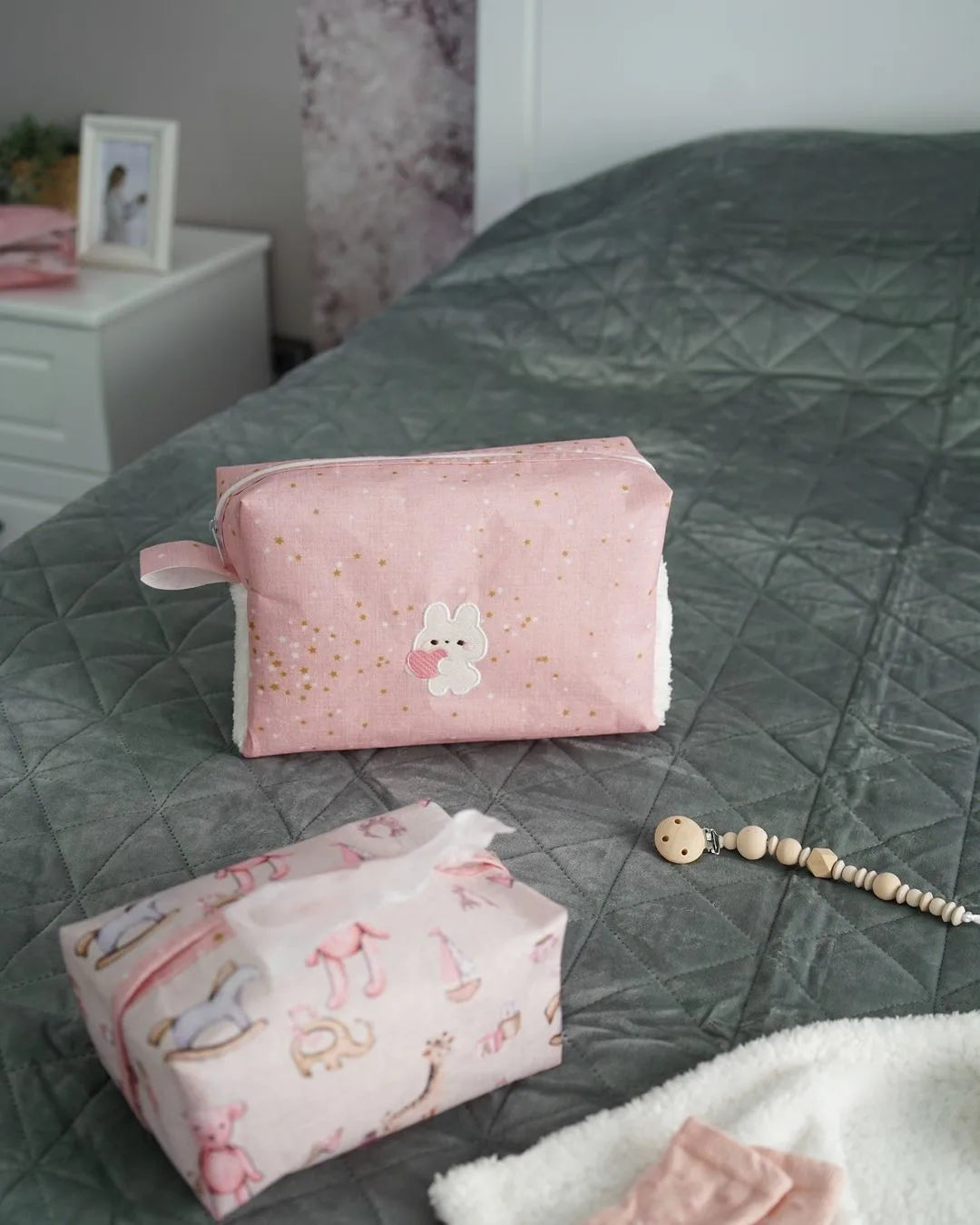 Roze bebi organizator za torbu (set 2 kom)