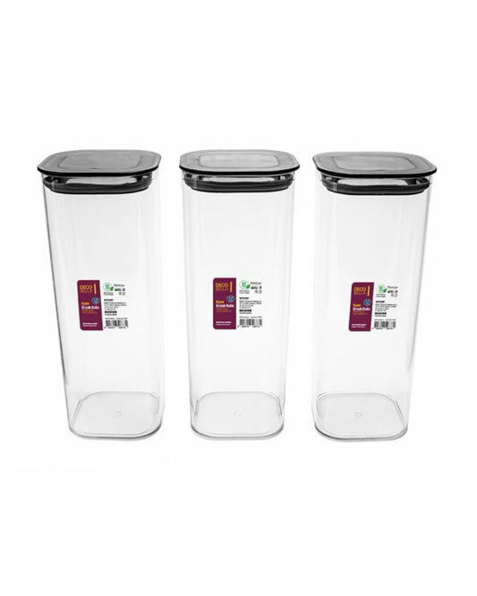 Set posuda za suve namirnice, 3 x 1,7 l