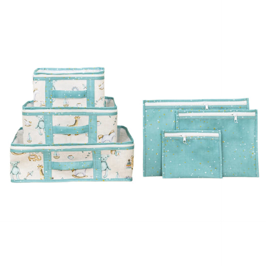 Organizator za Bebe – Set za Putovanje 6 komada | Plavi