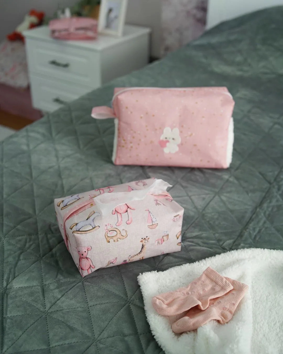 Roze bebi organizator za torbu (set 2 kom)