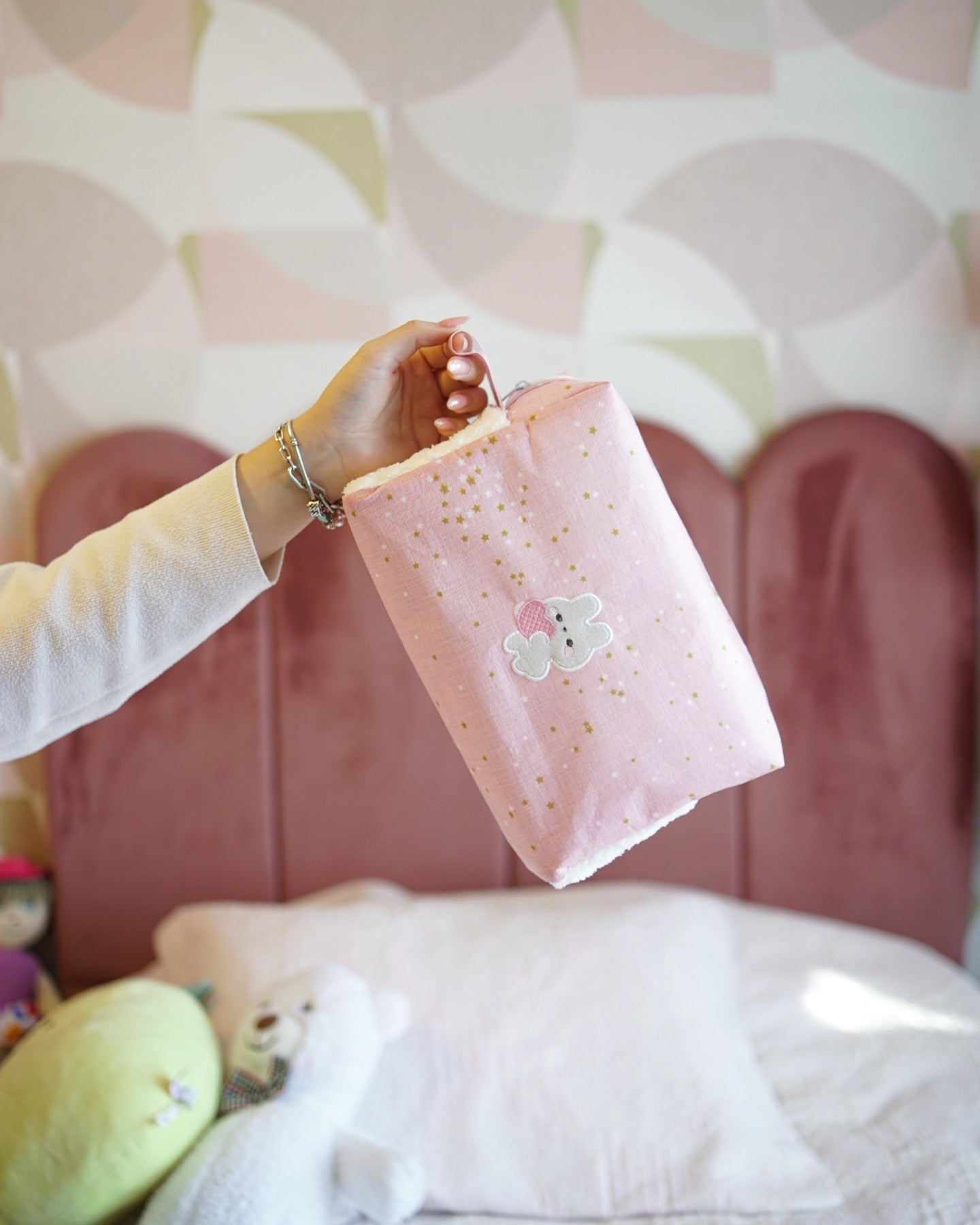 Roze bebi organizator za torbu (set 2 kom)