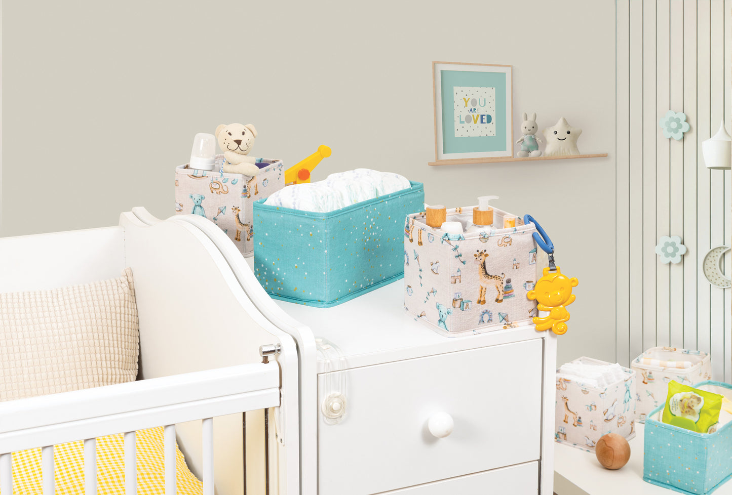 Set za organizaciju za decu – 3 komada, Plava