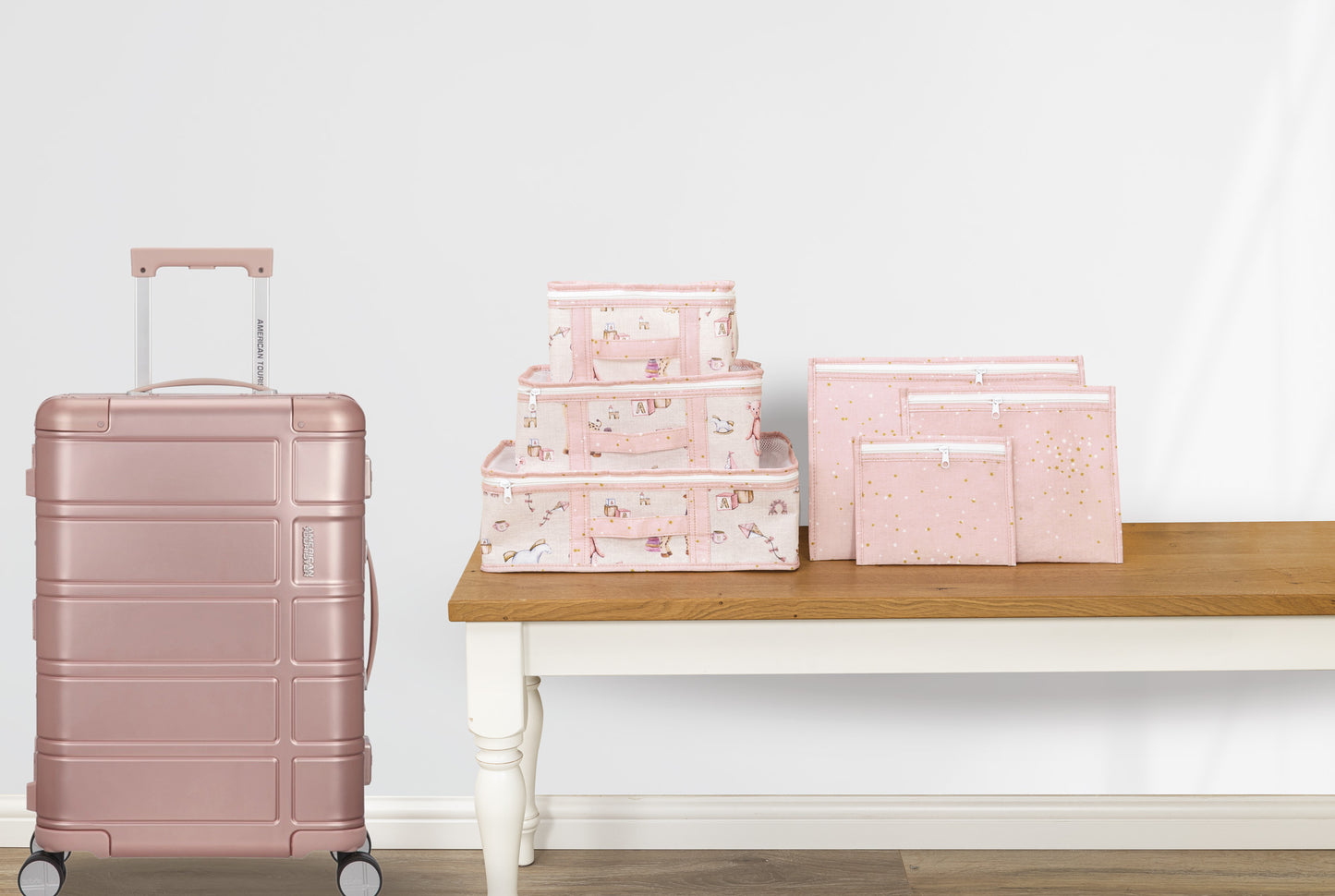 Organizator za Bebe – Set za Putovanje 6 komada | Roze