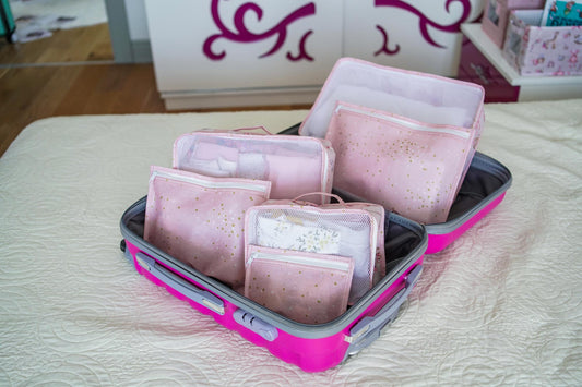 Organizator za Bebe – Set za Putovanje 6 komada | Roze