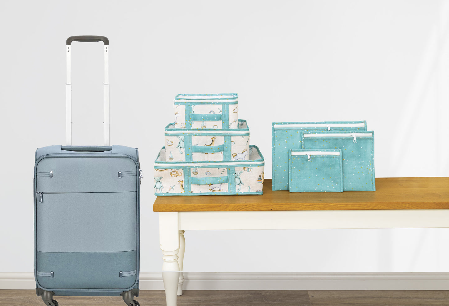 Organizator za Bebe – Set za Putovanje 6 komada | Plavi