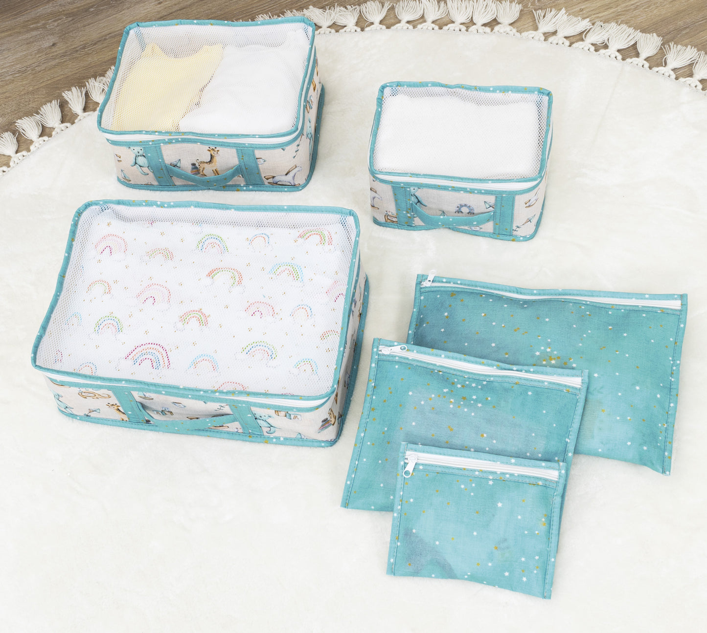 Organizator za Bebe – Set za Putovanje 6 komada | Plavi