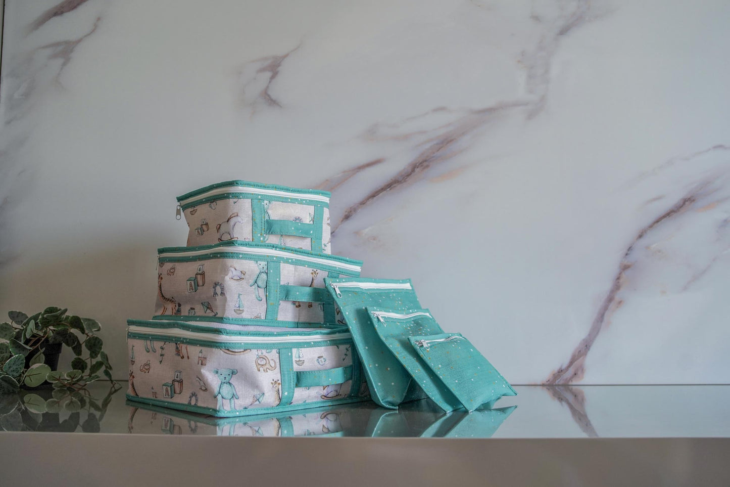 Organizator za Bebe – Set za Putovanje 6 komada | Plavi