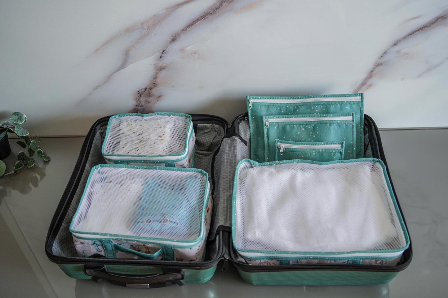 Organizator za Bebe – Set za Putovanje 6 komada | Plavi