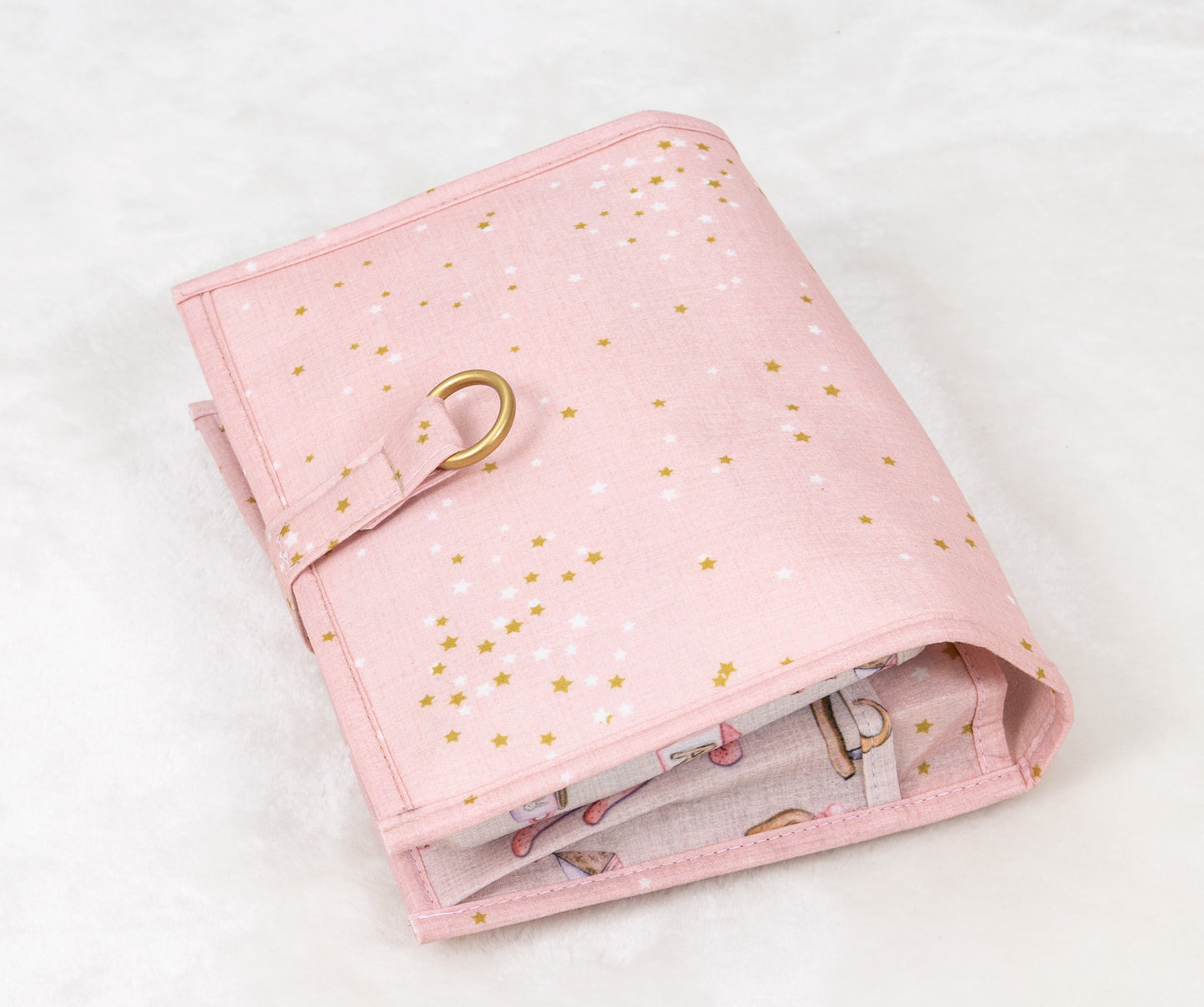 Prenosiva roze torba za pelene – praktični bebi organizer