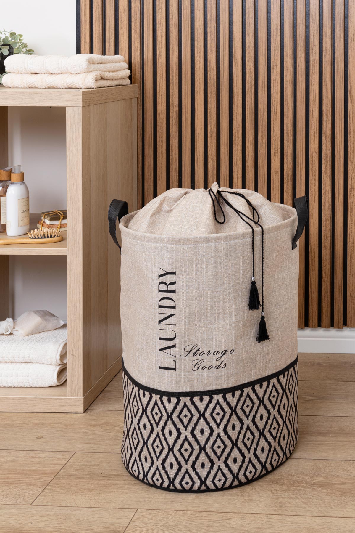 Boho Korpa za Prljav Veš – Dekorativna i Organizaciona