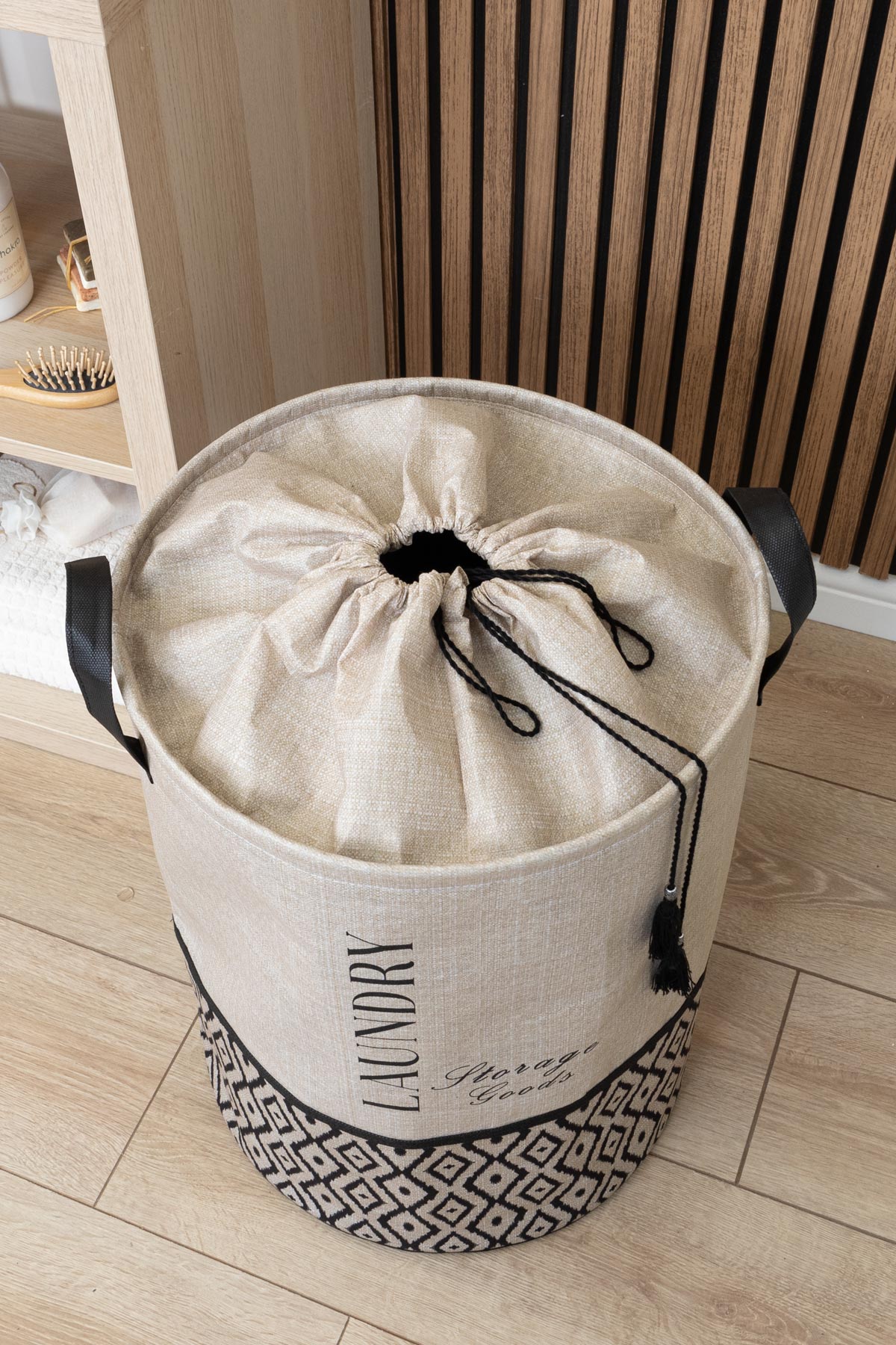 Boho Korpa za Prljav Veš – Dekorativna i Organizaciona