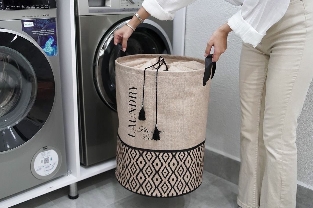 Boho Korpa za Prljav Veš – Dekorativna i Organizaciona