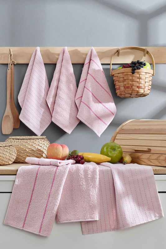 Kuhinjski Peškiri 6/1 – LUX Roze