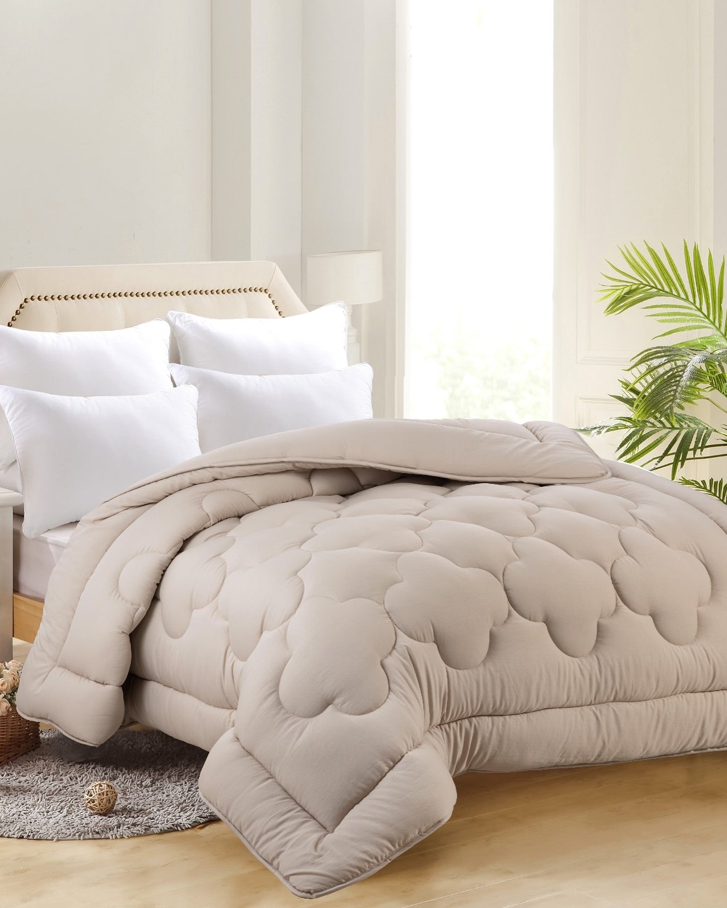 Mikrofiber Jorgan Nano Soft Bež – 195×215