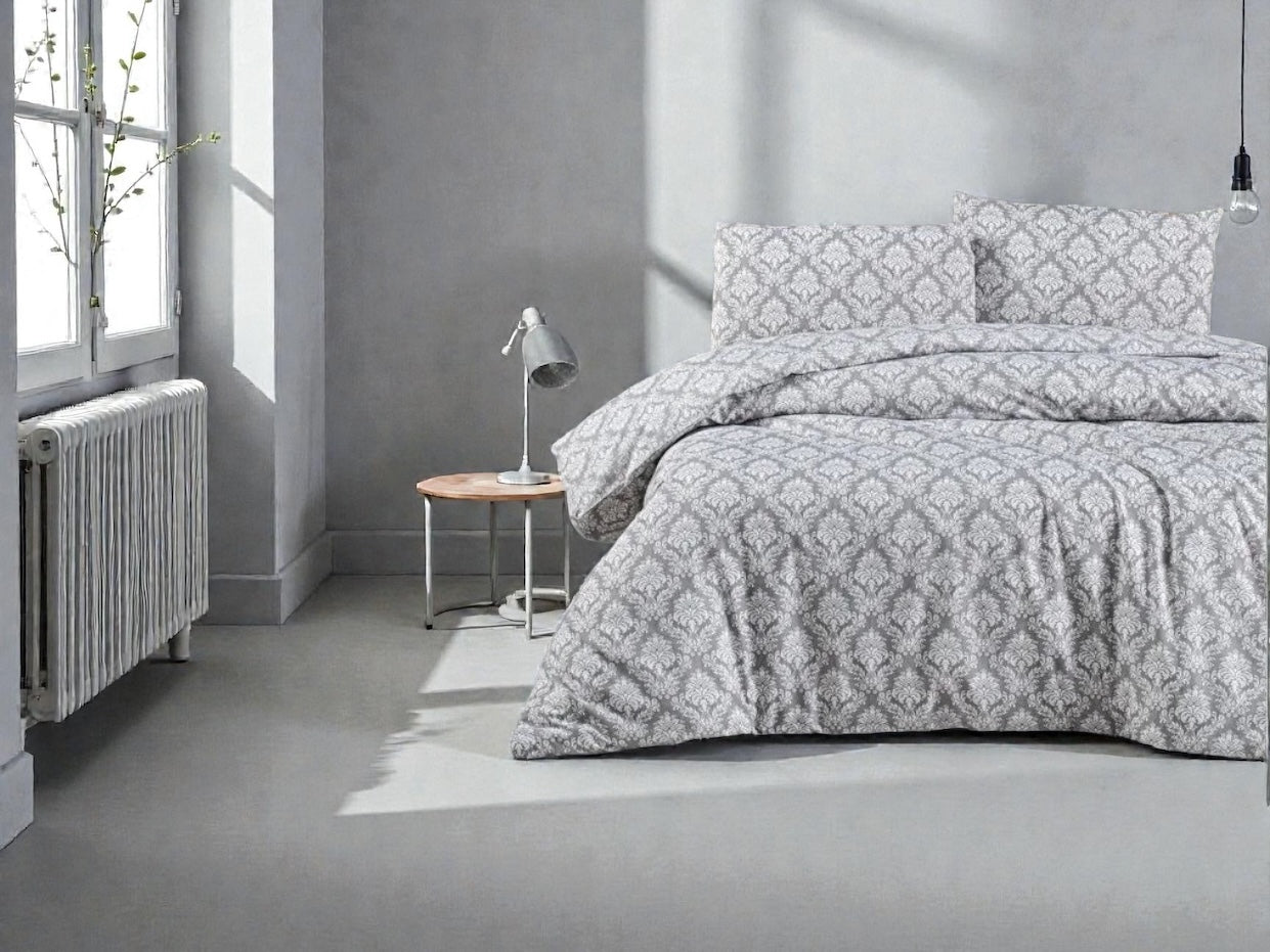 Bračna posteljina Barok Siva