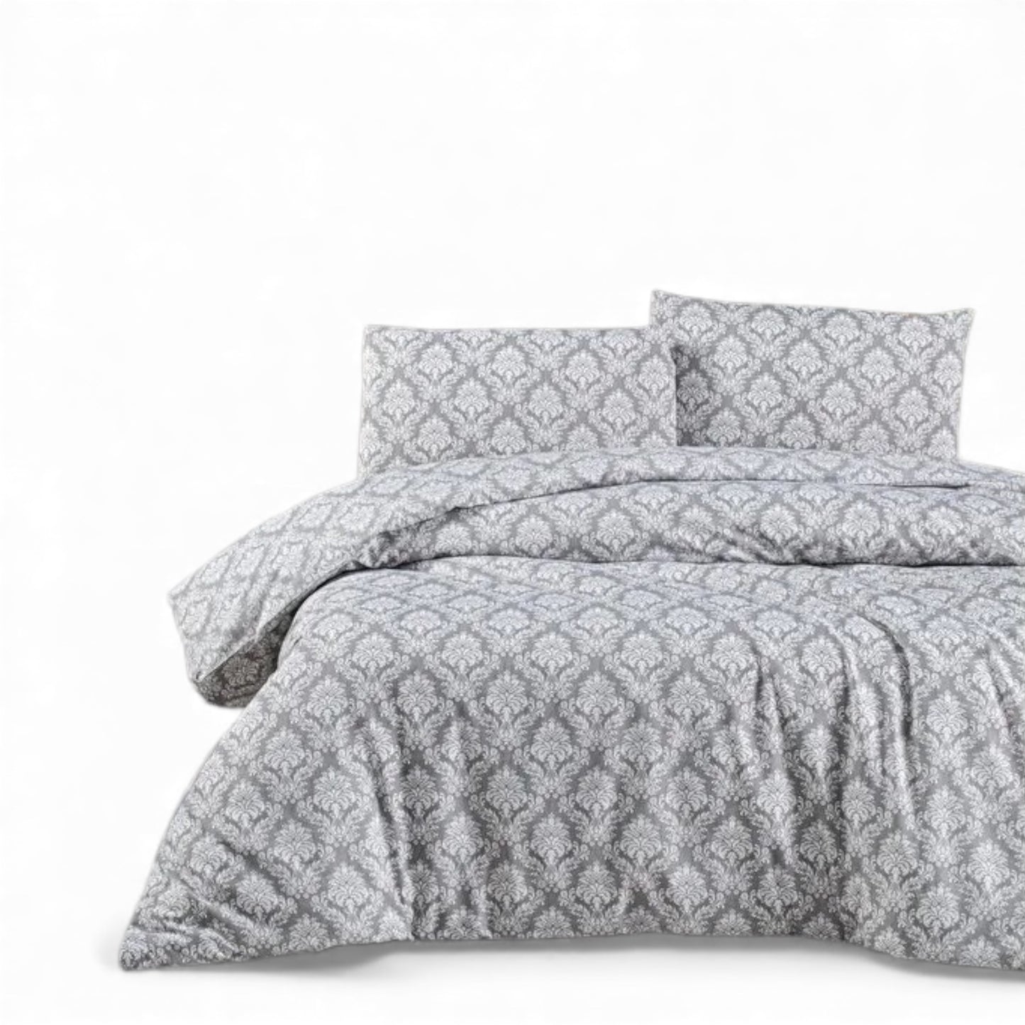 Bračna posteljina Barok Siva